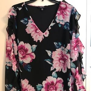 Isaac mizrahi IMNYC floral top